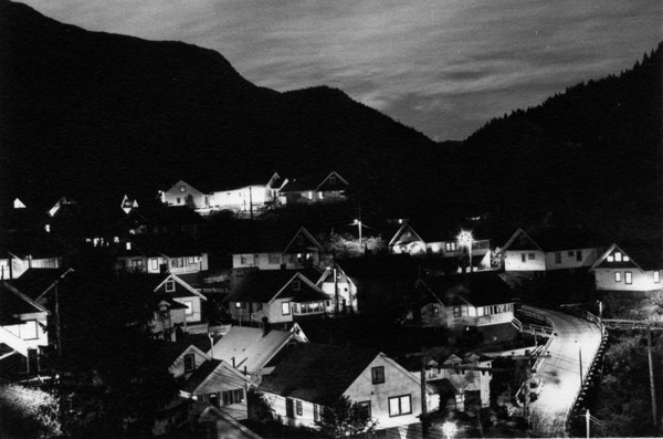 Nightime in Ocean Falls